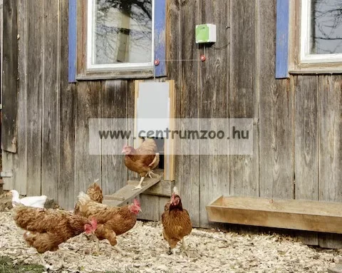 Kerbl Automatic Chicken Door Set - Automata Baromfi ház ajtónyitó-záró szett 30x40cm ajtóval (70546) Vásárlói kedvenc