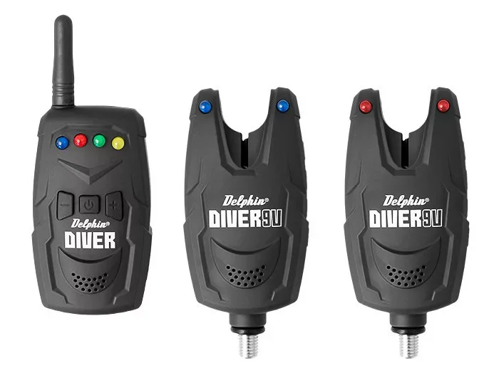 Delphin Diver 9V - elektromos kapásjelző szett 2+1db (900022500) Árengedmény
