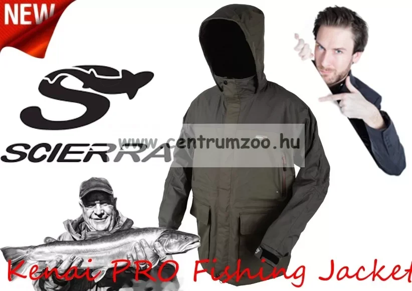 Scierra Kenai Pro Fishing Jacket Vízálló Horgász Kabát (48933) Small Olcsóbb