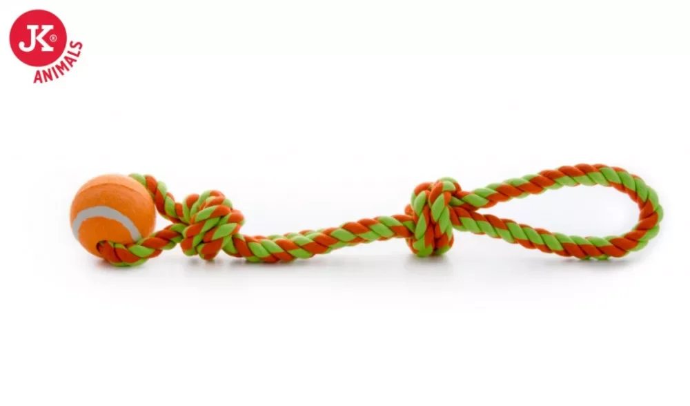 Jk Animals Apportírozó Köteles Labda Játék Kutyáknak 43Cm (45987) Prémium