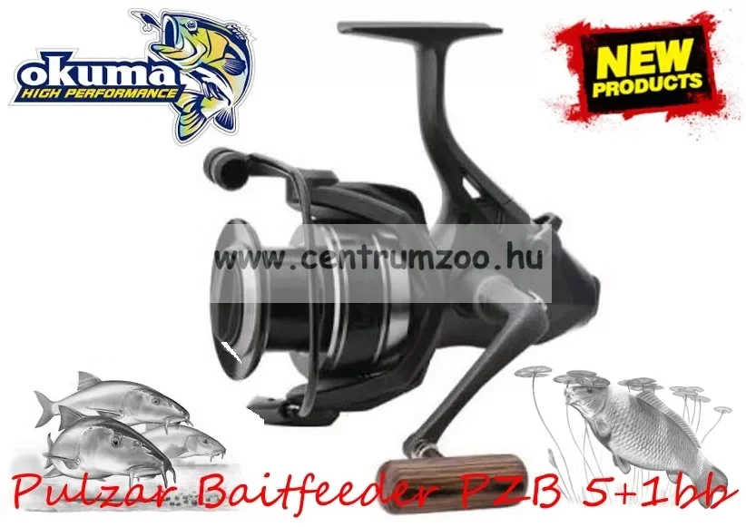 Biztonságos fizetés Okuma Pulzar Baitfeeder PZB-4000 5+1BB nyeletőfékes orsó (60714)