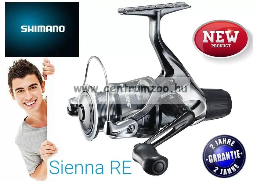 Shimano Sienna 2500RE hátsófékes orsó (SN2500RE) Csak ma
