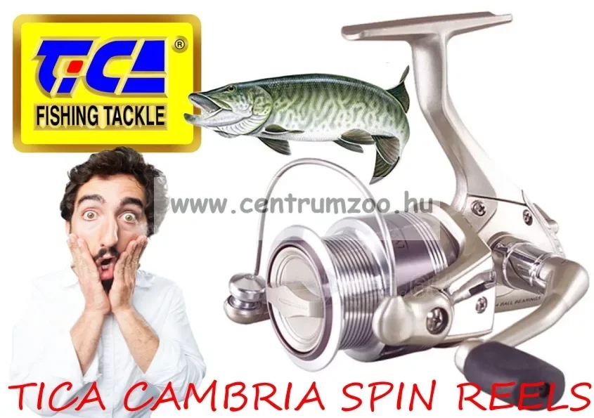 Tica Cambria (Ly) 3000 4+1Bb 4,9 1 elsőfékes orsó (LY3000) Csak ma