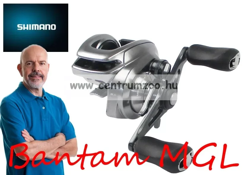 Biztonságos vásárlás Shimano Bantam Mgl 151 XG Baitcasting 8,1 1 8+1cs multi orsó (Bantmgl151XG) Bal Kezes