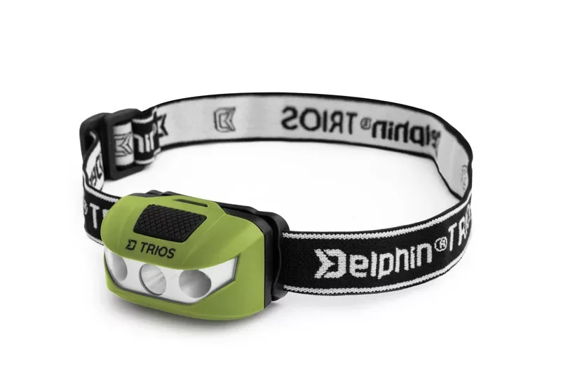 Árcsökkenés Fejlámpa Delphin Trios White & Red fejlámpa fehér és piros fény 60lm (900013015)