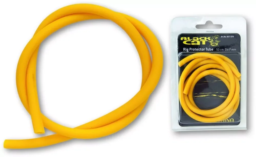 Utolsó esély Black Cat Rig Tube Yellow 1m Ø3mm Ø6mm gumicső (6611070)