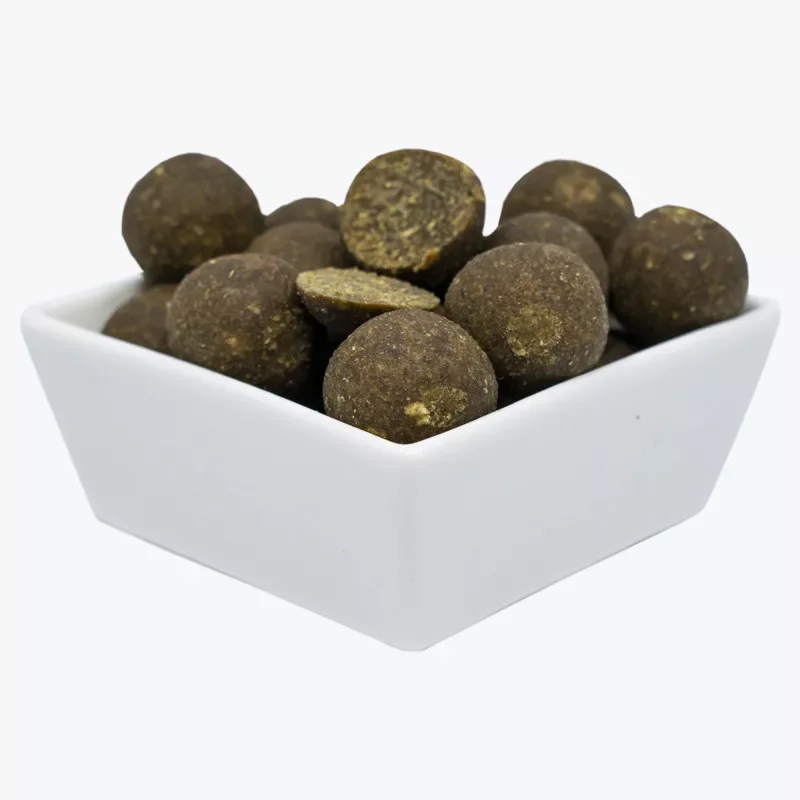Baitbait Rodin (A Gondolkodó) bojli Tartósított - 20 mm 1kg - Banán-Rák, Krill, Máj Legkelendőbb