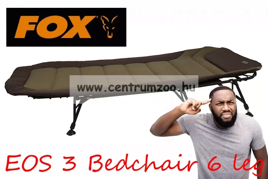 Fox Eos 3 Bedchair 6 Lábú prémium pontyozó ágy (CBC090) Szuper akció