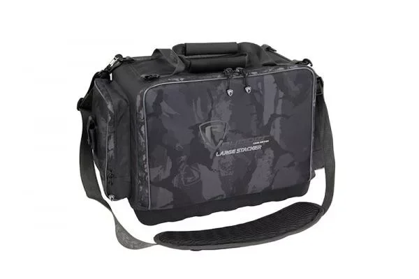 Vedd meg most Fox Rage Voyager® Camo Large Stacker pergetőtáska dobozokkal 48x30x24cm (NLU091)