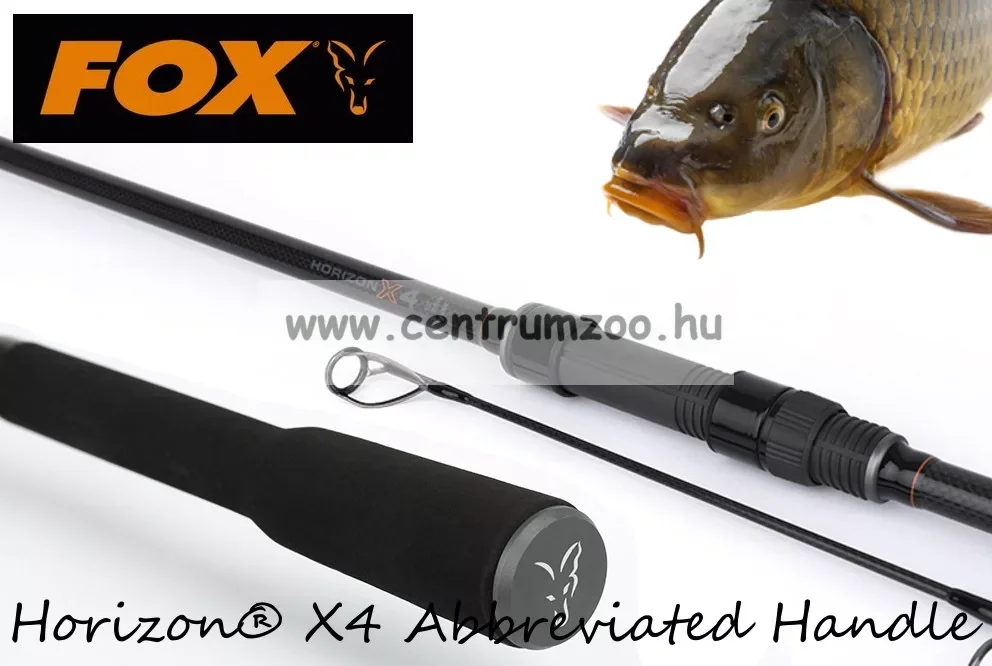Szezonális akció Fox Horizon® X4 Abbreviated Handle 12Ft 3.25Lb With 50Mm Ringing Premium Bojlis Bot - Osztott Nyél (Crd299) 3,6M