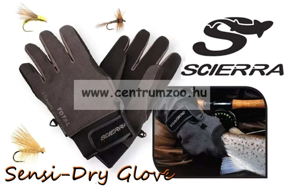 Scierra Sensi-Dry Glove Legyező, Pergető Kesztyű Medium (43384) Alacsony ár