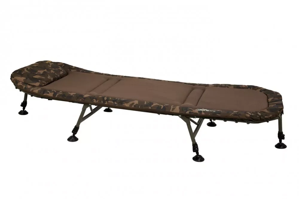 Expressz szállítás Fox Duralite Bedchair 6 Leg 6 lábú prémium pontyozó ágy (CBC076)