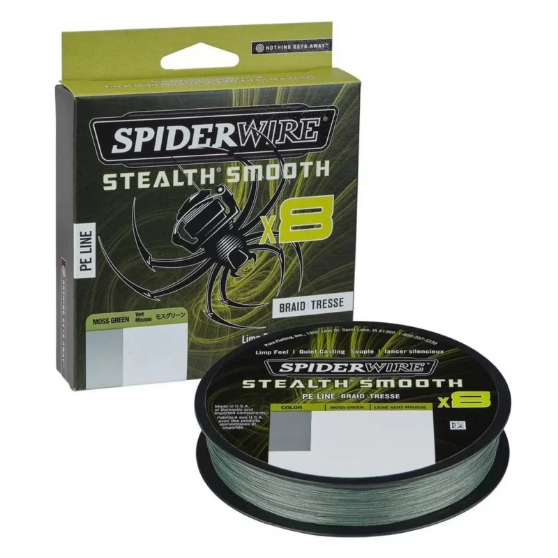 Spiderwire Stealth Smooth 8 Braid Moss Green 150m 0,09mm 7,5kg (1515223) Azonnal elérhető