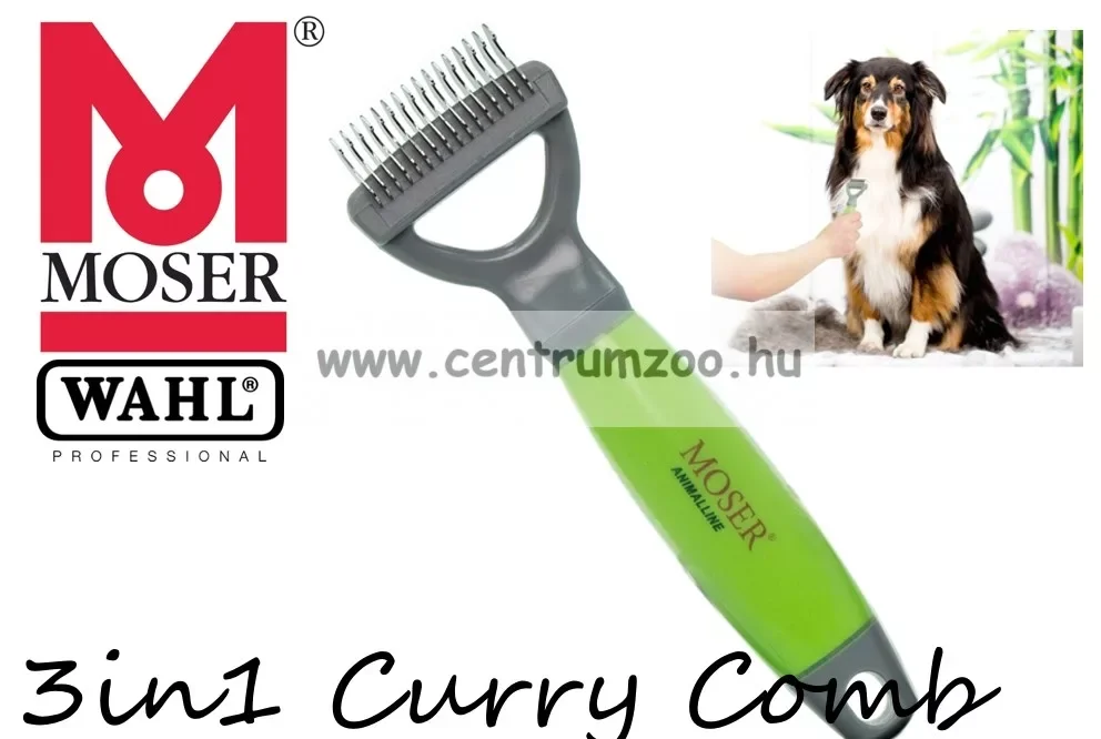 Wahl Moser 3In1 Curry Comb szőrápoló (2999-7095) Végkiárusítás