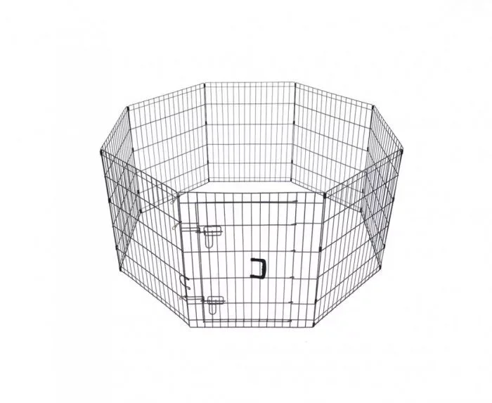 Biztonságos fizetés Camon Recinto Large Kutya, És Más Kisállat Karám, Kennel, Ketrec 1 Ajtós 8dbx60x76cm (C170/1)