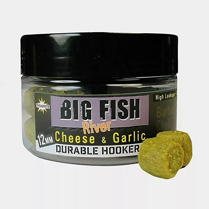 Dynamite Baits Durable Hook Pellet Big Fish River 12mm Cheese & Garlic pellet (DY1361) Sajt, Fokhagyma Alacsony ár