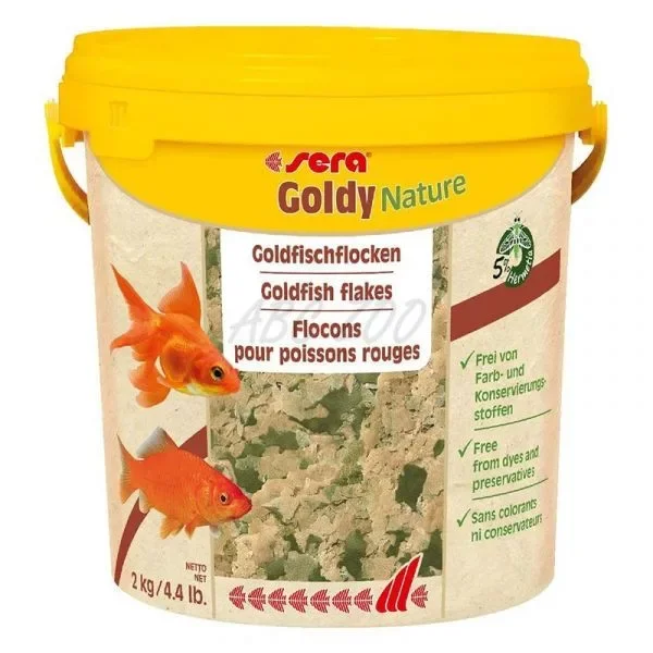 Sera Goldy Nature 10L 2Kg Aranyhaltáp (32290) Gazdaságos Kiszerelés Bestseller