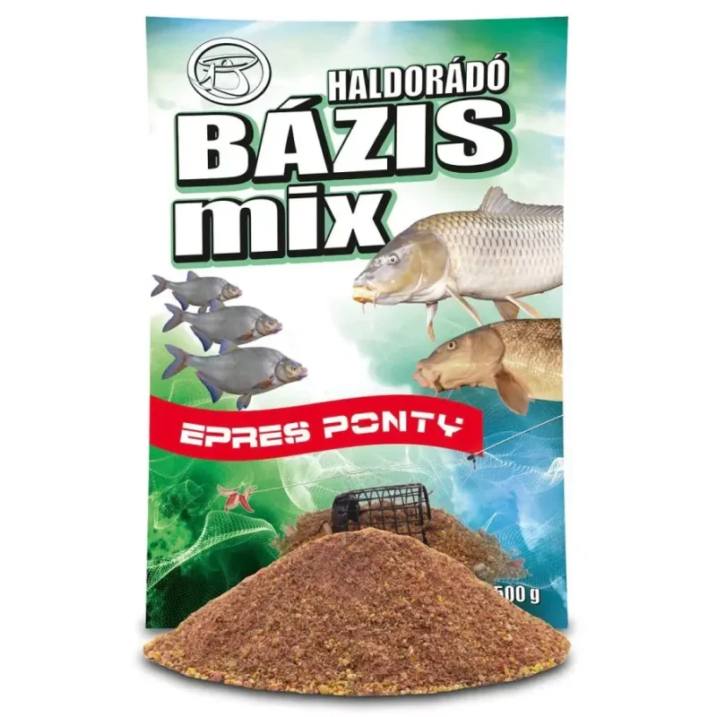Azonnali szállítás Haldorádó Bázis Mix - Epres Ponty Etetőanyag 2,5kg