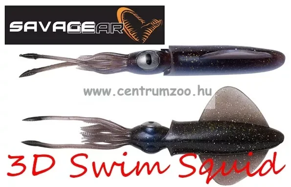Savage Gear 3D Swim Squid 9.5Cm 5G Sinking Brown 4Pcs (63858) Prémium