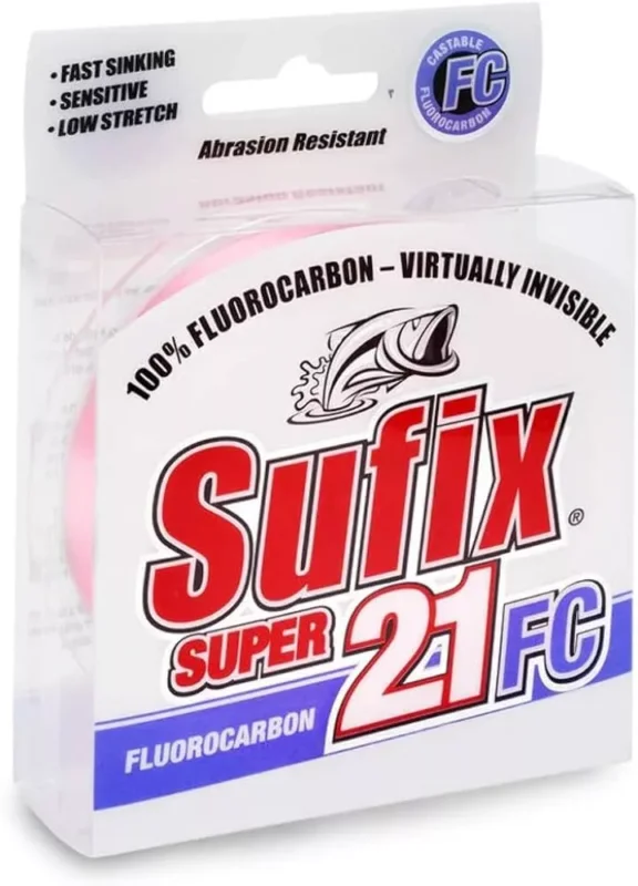 Vedd meg online Sufix Super 21 Fluoro Clear Prémium Fluorocarbon japán zsinór 150m 0,28mm 5,4kg