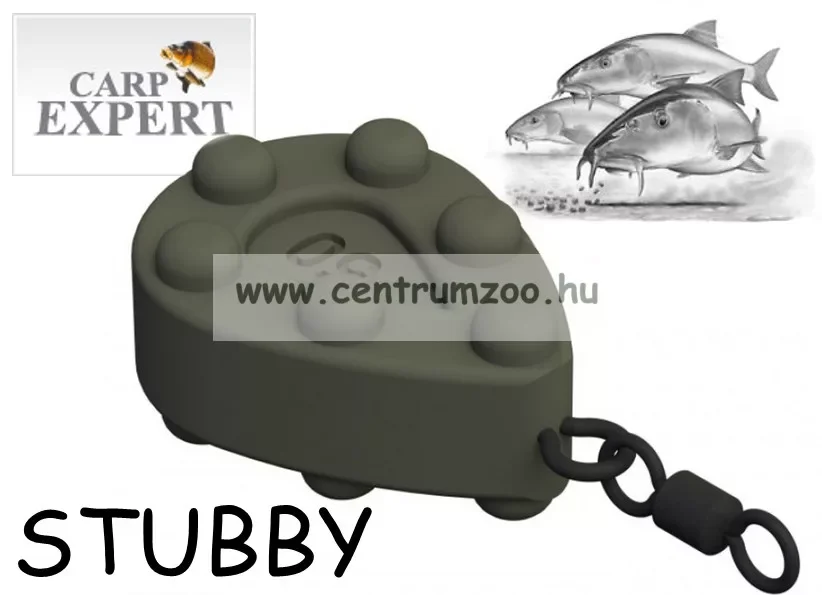 Árcsökkenés Carp Expert Forgós Szinezett körte Stubby ólom 60g (53225-060)