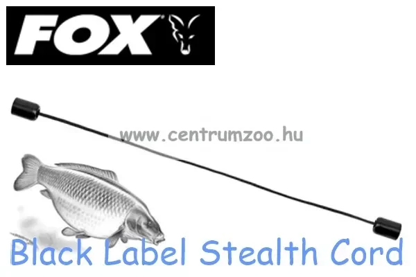 Fox Black Label Stealth Cord Swinger zsinór 15cm (CBI096) Akció