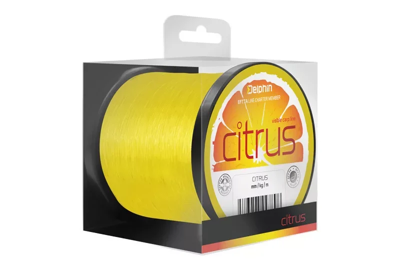 Kihagyhatatlan ajánlat Delphin Citrus Yellow 1100m 0,35mm 8,6kg 19lbs bojlis-feederes zsinór (101001329)