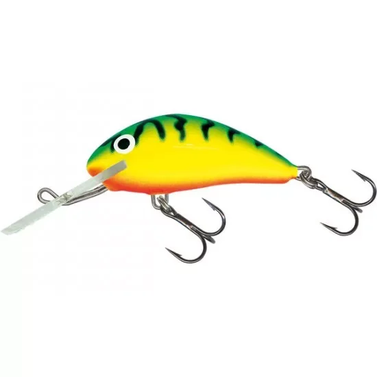 Outlet Salmo Rattlin Hornet Floating - 5,5cm 10,5g wobbler (QRH026) Green Tiger
