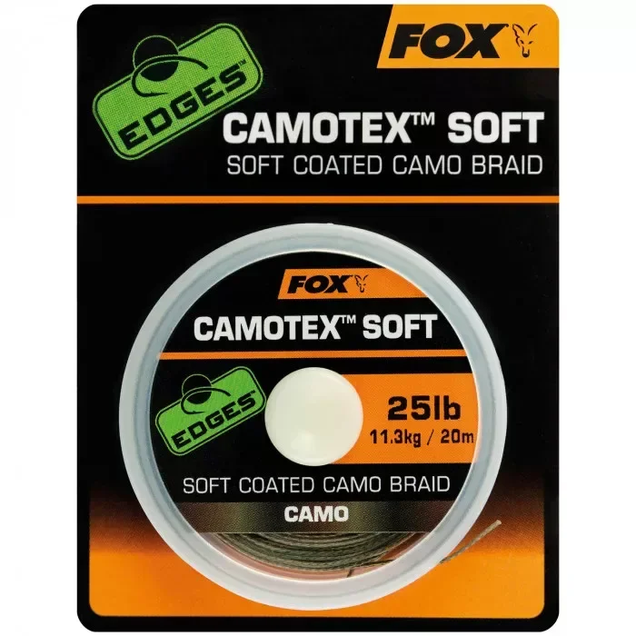 Fox Edges™ Edges Camotex Soft 25lb - 20m (CAC736) előkezsinór Vásárlói kedvenc