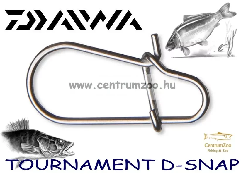 Daiwa Tournament D-Snap Gyorskapocs Medium 10Db (16512-001) Utolsó esély