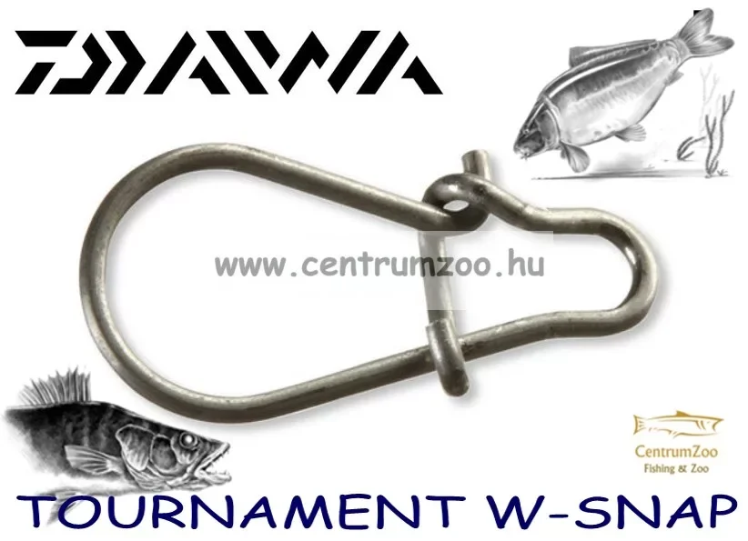 Daiwa Tournament W-Snap Gyorskapocs Small 10Db (16512-200) Biztonságos fizetés