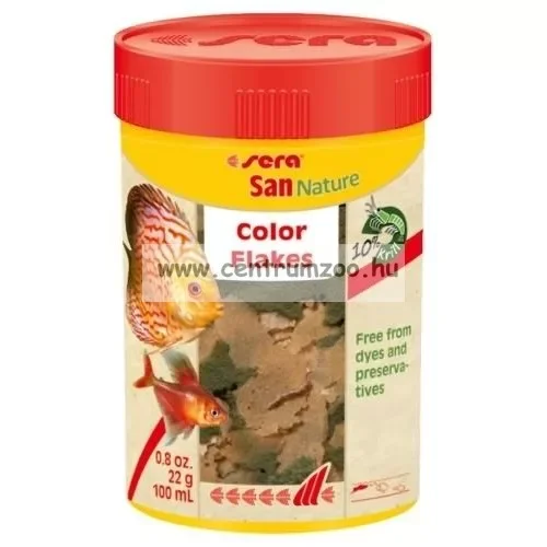 Sera San Nature 250 ml színfokozó lemezes díszhaltáp (32242) Olcsó
