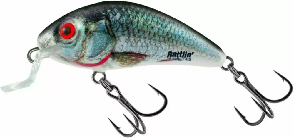 Utolsó esély Salmo Rattlin‘ Hornet 3.5cm 5,5g wobbler (QRH453) Holographic Real Dace