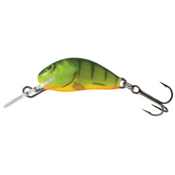 Kihagyhatatlan ajánlat Salmo Rattlin’ Hornet Floating - 3.5cm 3,1g wobbler (QRH267) Hot Perch