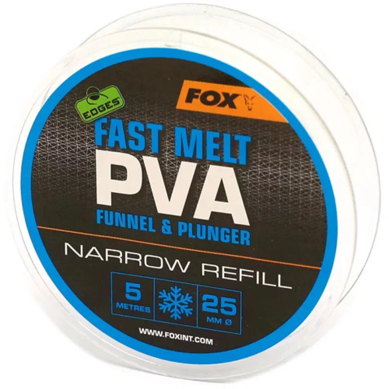 Fox Pva Edges™ Pva Fast Melt Refills 25mm Narrow - 5m utántöltő (CPV067) Csak ma