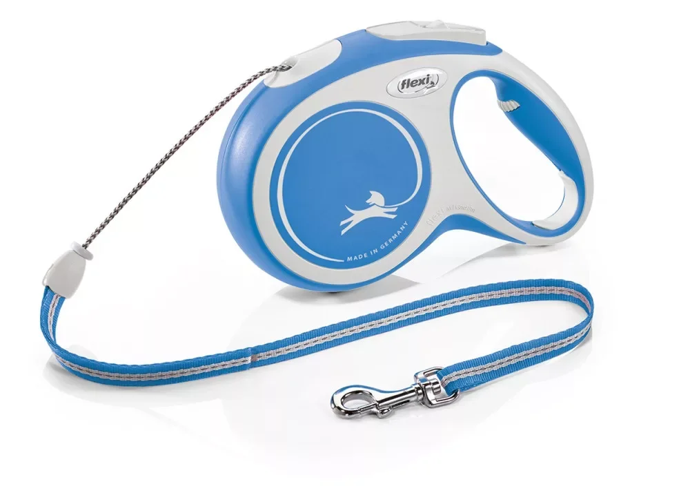 Azonnal elérhető Flexi New Comfort S Cord zsinóros póráz 5 m 12 kg - kék (12878)