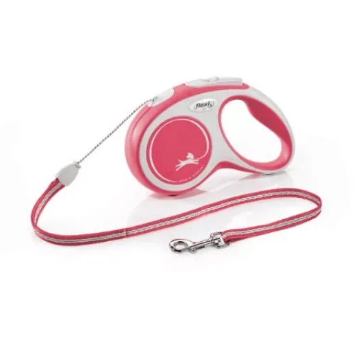 Flexi New Comfort S Cord zsinóros póráz 5 m 12 kg - piros (12881) Azonnal elérhető