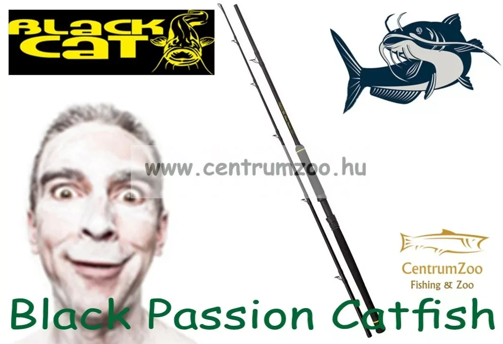 Black Cat Black Passion Catfish Harcsázó Bot 2,4m 600g 2r (16490240) Legnépszerűbb