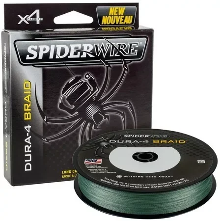 Akció Spiderwire Dura 4 Green 150m 77lb 0,35mm 35,0kg fonott zsinór (1450384)