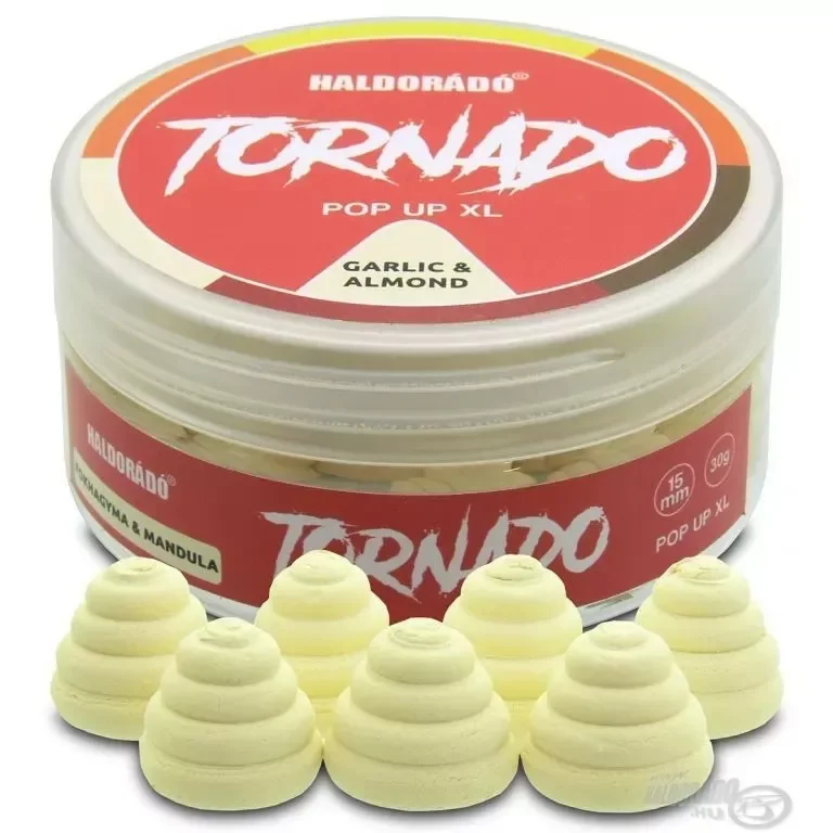 Haldorádó Tornado Pop Up XL - Fokhagyma & Mandula 15mm (HD16295) Nézd meg most