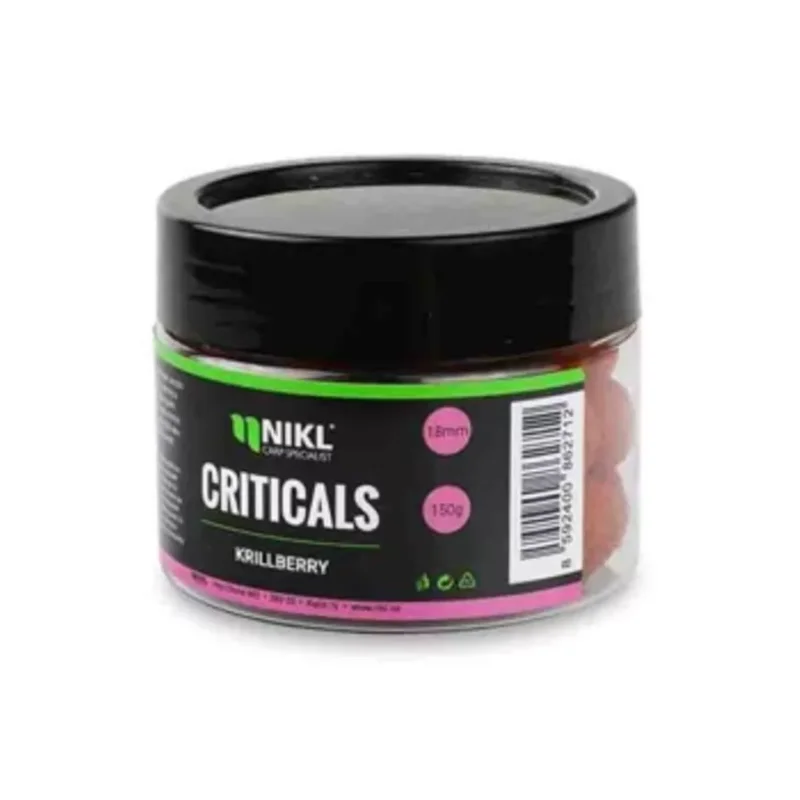 Nikl Carp Specialist - Criticals Krill Berry Wafters Bojli - 20mm - 150g Akciós ár
