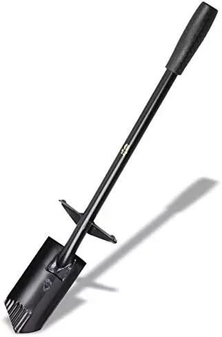 Biztonságos fizetés Black Ada Invader Black - Taposókaros Bóracél, Élezhető Fémkeresős ásó 67cm