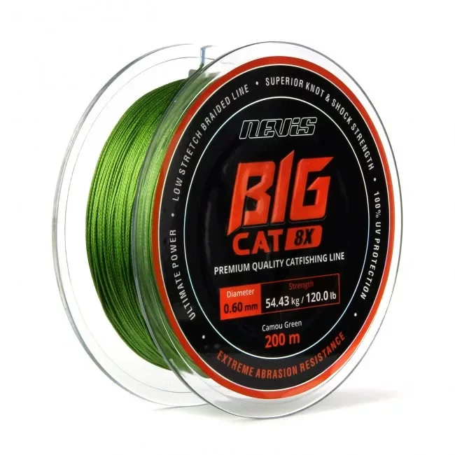 Népszerű Nevis Big Cat fonott zsinór 200m 0,60mm 54,43mg (3224-060)