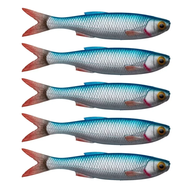 Expressz kézbesítés Savage Gear Craft Dying Minnow 7.5cm 2g gumihal Blue Pearl 5db (SVS71938)