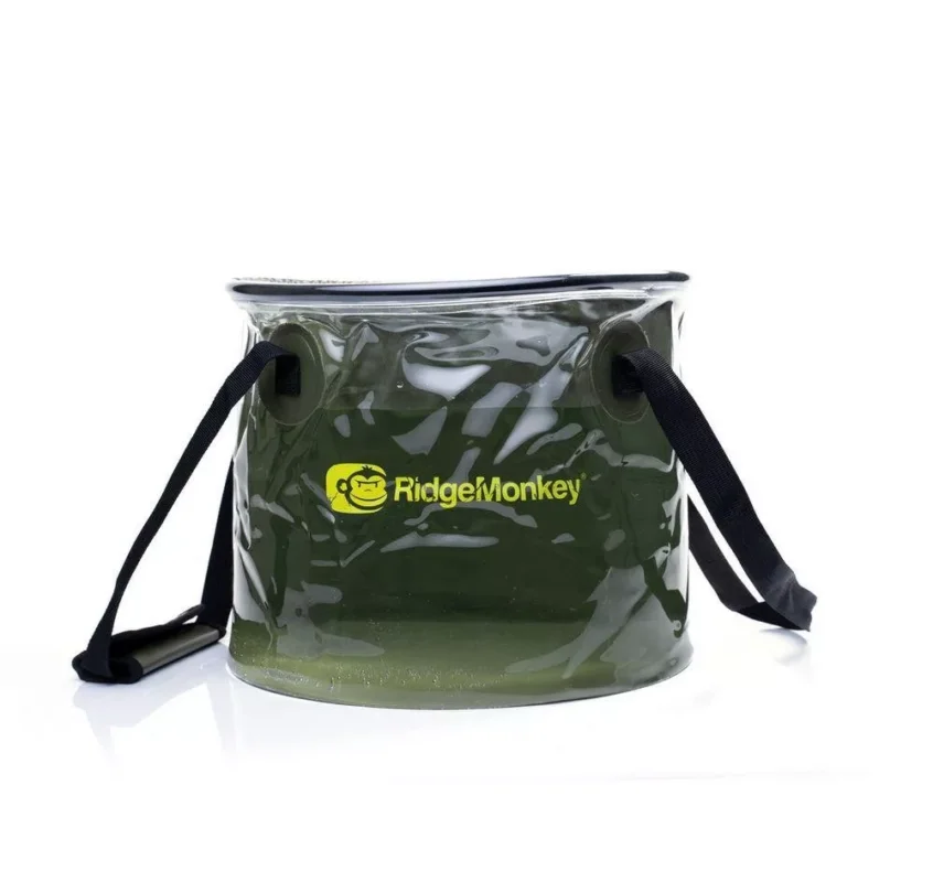 Ridgemonkey Perspective Collapsible átlátszó vödör, tároló 15l (RM297-000) Népszerű
