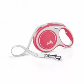 Exkluzív ajánlat Flexi New Comfort L Tape Szalagos póráz 8m 50 kg - piros (12917)