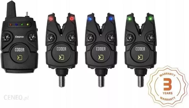 Azonnali szállítás Delphin Coder Alarm 3+1 elektromos kapásjelző szett (101001354)