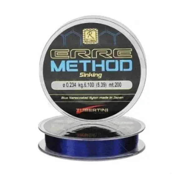 Tubertini Erre Method Blue Shinking süllyedő feeder zsinór 200m 0,203mm (21977XX) Korlátozott ajánlat