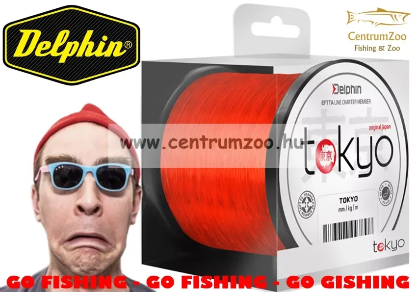 Kedvezmény Delphin Tokyo Orange 600m 0,33mm 18lb bojlis-feederes zsinór (101000200)