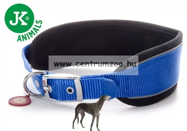 Jk Animals Agar Comfort - Blue - Puhán Bélelt Agár Nyakörv 51-60cm (41804-2) Árengedmény
